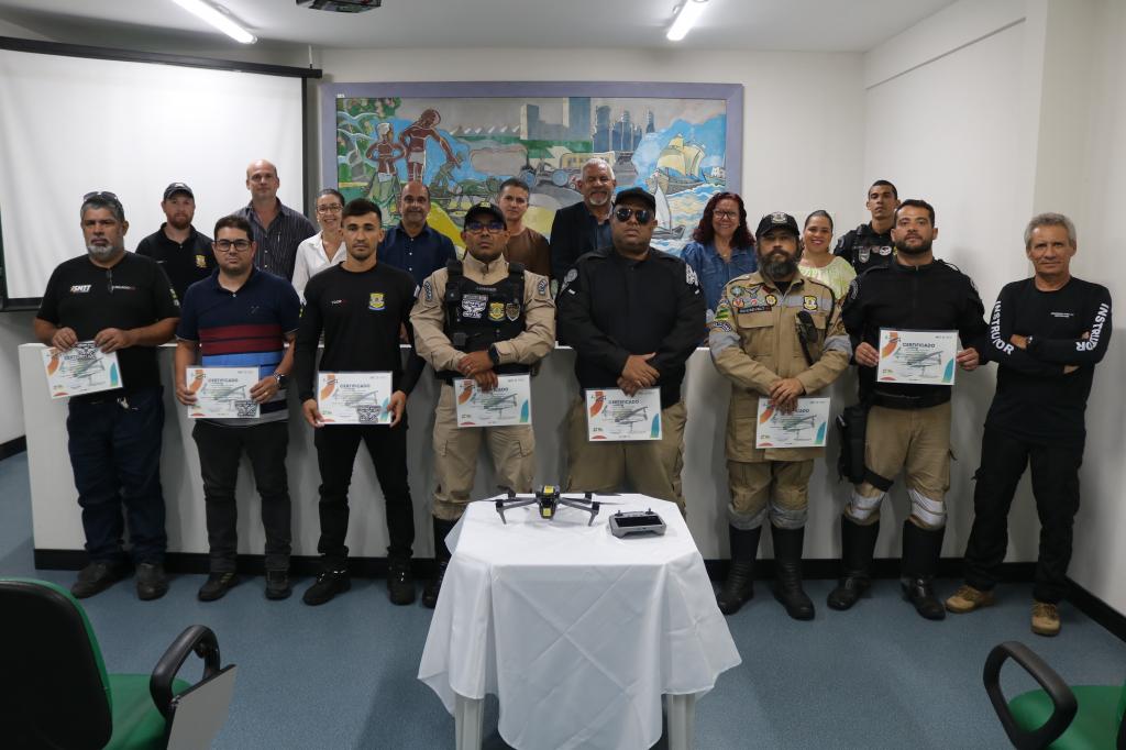 Tecnologia no trânsito: SMTT conclui capacitação de agentes para uso de drones - SMTT Aracaju